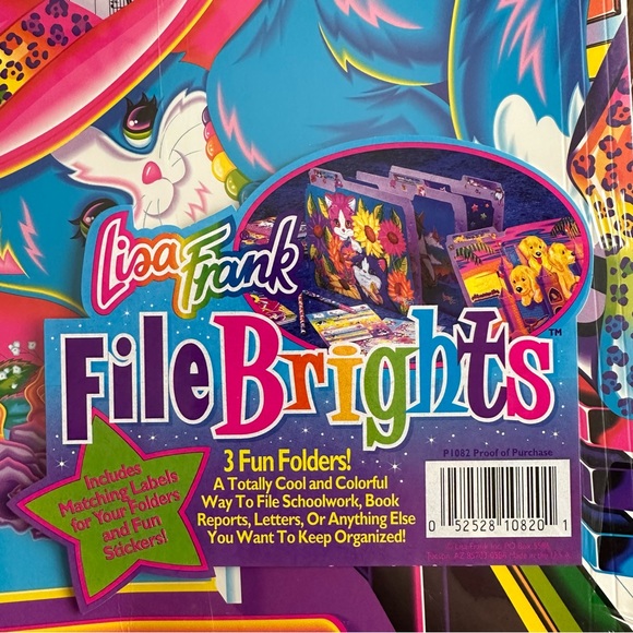 Lisa Frank File Folder Set - Picture 3 of 7